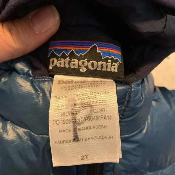 Patagonia Navy Puffer Jacket - Picture 5 of 5